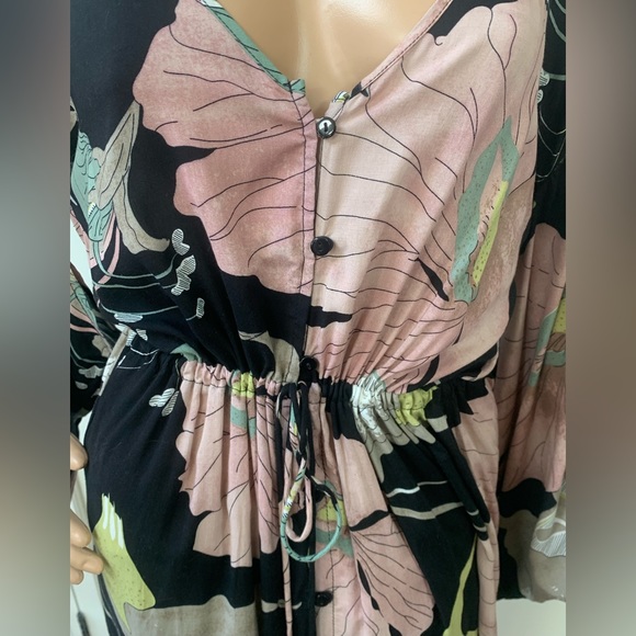 XIX Palms Kimono cover up dress - Picture 4 of 4